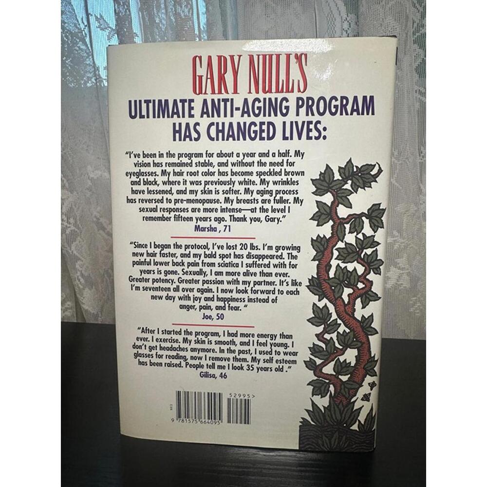 Gary Null's Ultimate Anti-Aging Program Hardcover Book - Picture 2 of 2